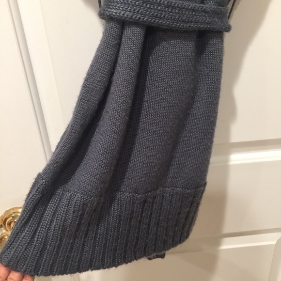 Forever 21 Knit Dark Blue Grey Tunic with belt S - Picture 5 of 5